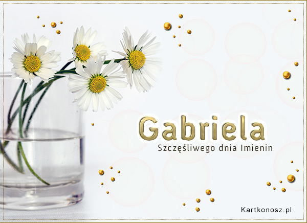 Dzień Imienin Gabrieli