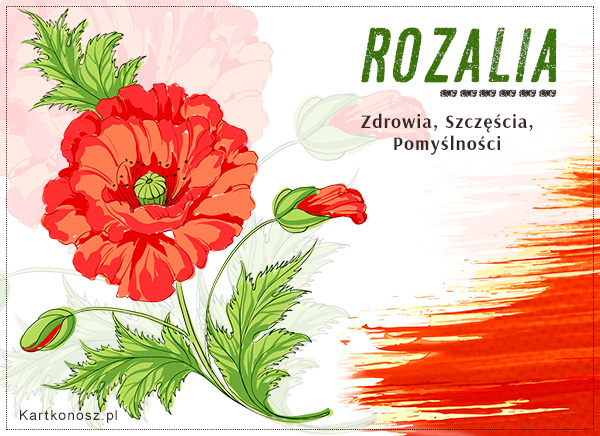 Kwiatek dla Rozalii