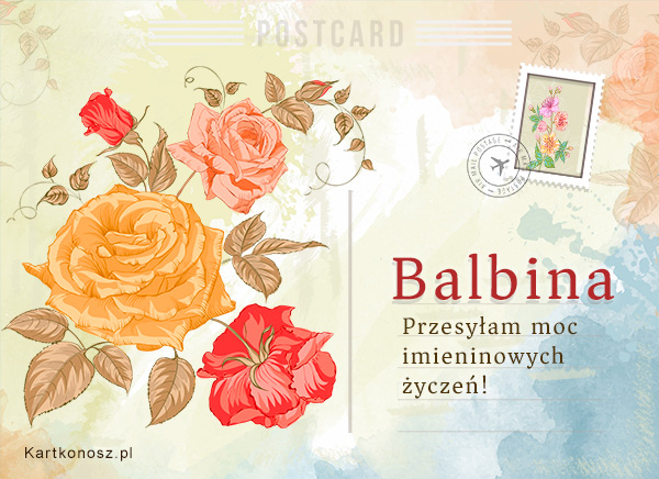 Pocztówka dla Balbiny