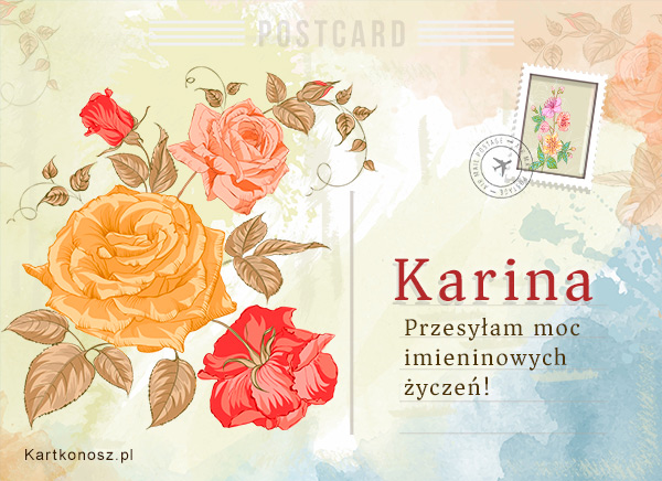 Pocztówka dla Kariny