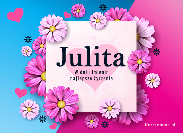Kartka dla Julity