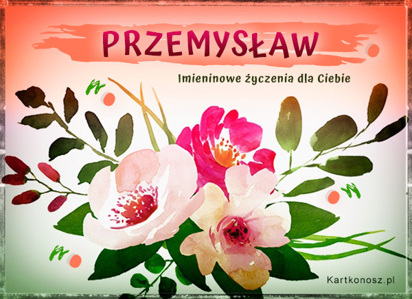 Przemysław - Kartka Imieninowa
