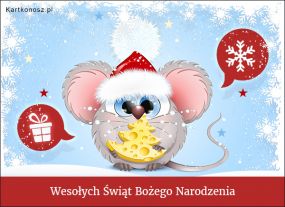 Wesołych Świąt Myszko!